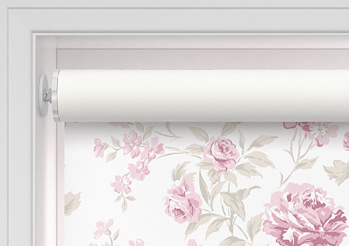 Shabby Chic by Rachel Ashwell Romantic Rose (Blackout), Pink - Twist&Fit Roller Blind - Image 9
